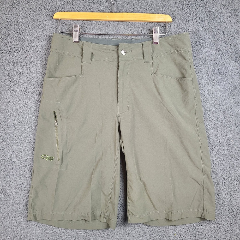 Outdoor Research Ferrosi 12" Shorts Mens 32 Green Hiking Cargo 242972 V055